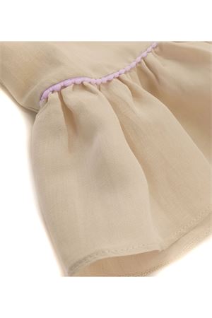 Pantalone sfoderato in lino beige LA STUPENDERIA KIDS | TJPN74D40D35.